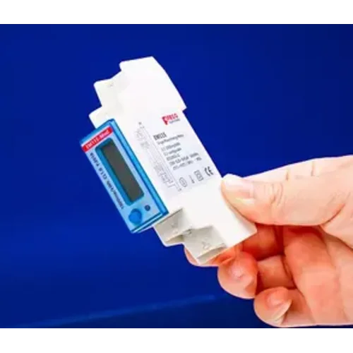 Счётчик электрической энергии EM115-MOD-PO DC, интерфейс RS485 MODBUS. крепление DIN